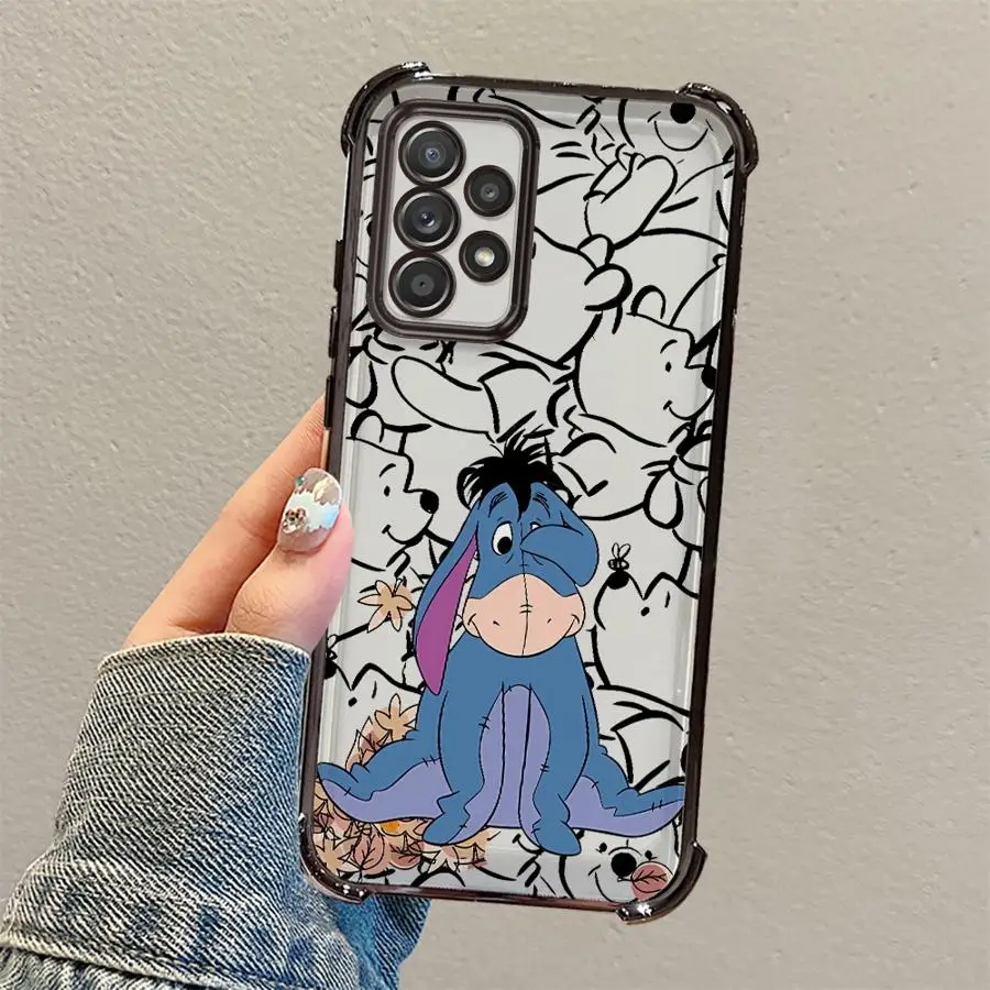 Case for Samsung Galaxy A33 A15 A52 A55 A24 A25 A13 A26 A16 A21s A35 A36 Soft Phone Cover Disney Winnie The Pooh