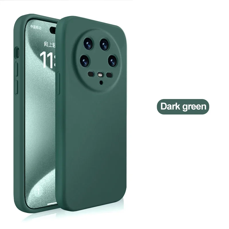 Voor Xiao Mi 14 Ultra Case Luxe Vierkante Vloeibare Siliconen Zachte Telefoonhoes Voor Xiaomi Mi 14 Mi14 Ultra Pro Mi14ultra Zachte Achterkant