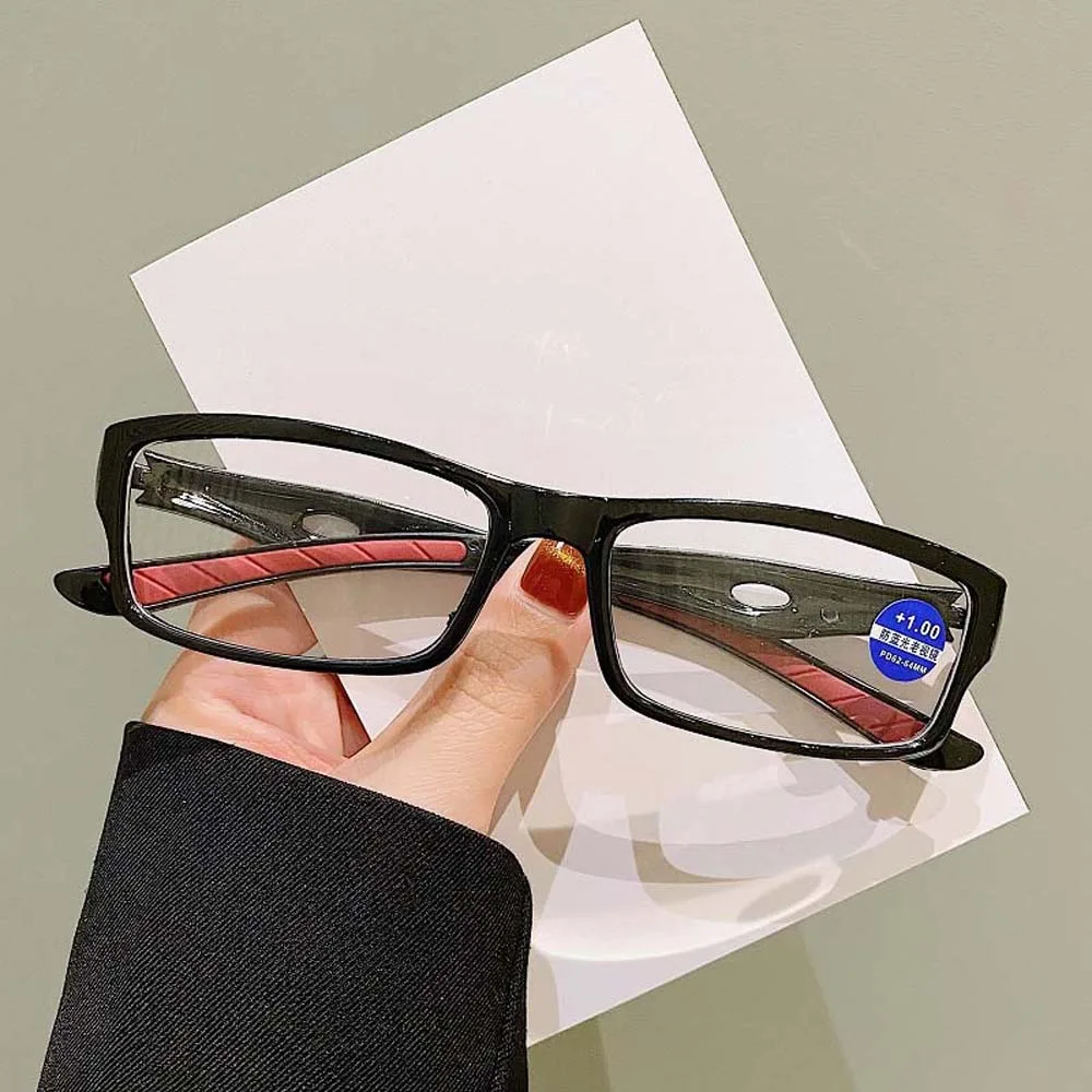 

Office Alloy Anti Blu-ray Glasses TR PC Elderly Reading Eyewear Waterproof Decorative Unisex Presbyopic Glasses Gift