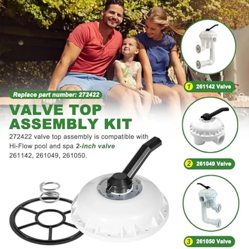 272422 Valve Top Assembly W/272409 Diverter Seal 272400 Compression Spring for 2inch HiFlow Valve 261142,261049,261050-A79M