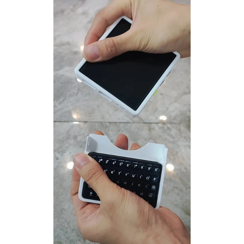 Keyboard Case for Coolpad Small Cube CPDAY10 Retro BlackBerry Style Quick Split Protective Shell Mdc Design Mini Phone Cover