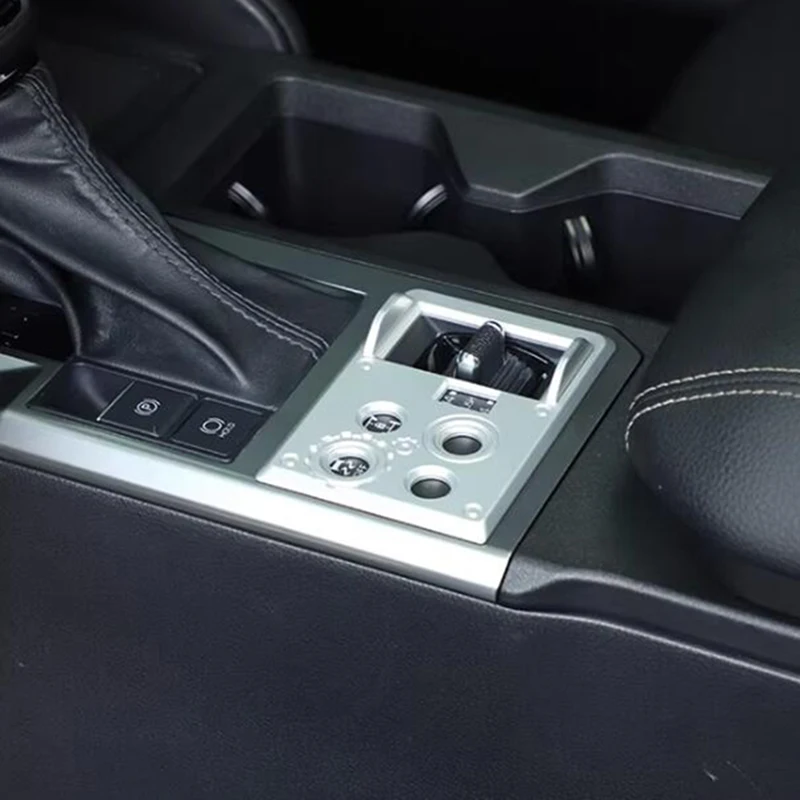 

Левый руль! Для Toyota Land Cruiser LC250 2024 2025 2026: Цветная накладка на панель кнопок блокировки дифференциала и переключения передач, стайлинг автомобиля