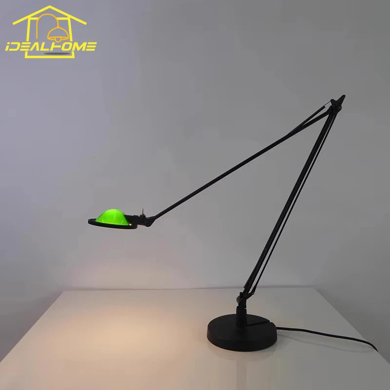 Culbuteur mécanique réglable lampes de bureau industriel noir/Chrome LED éclairage intérieur chambre étude Studio étude barre de lecture