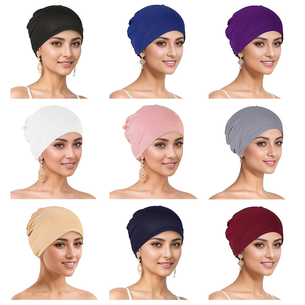 RIMAIRE 2024 New Muslim Hijabs For Woman Easy To Wear Headscarf Pure Color Hijab Islamic Sporty Headscarf Instant Hijab Jersey