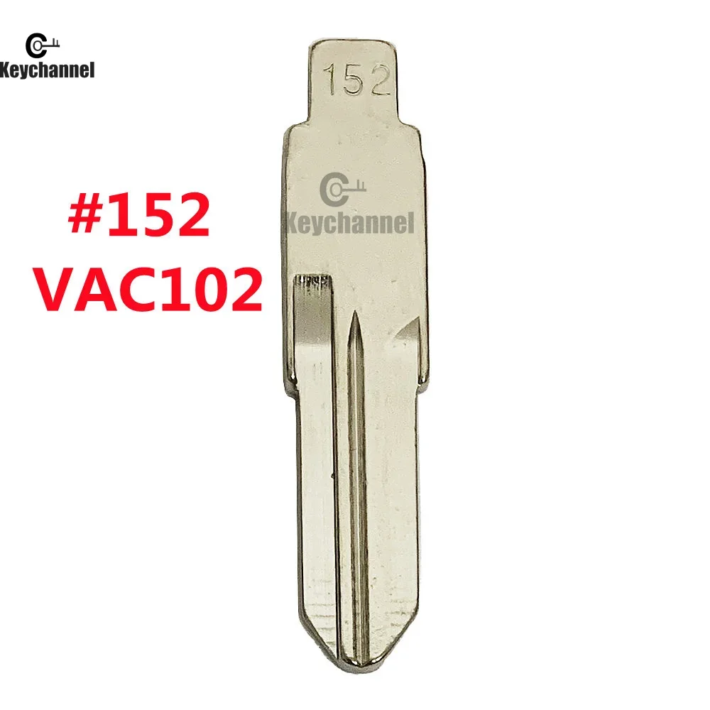 10/20pcs VAC102 Car Key Blade KD Flip Key Blank 152# for Renault Kangoo Clio4 Duster Logan Master Twingo Dacia for KEYDIY Xhorse