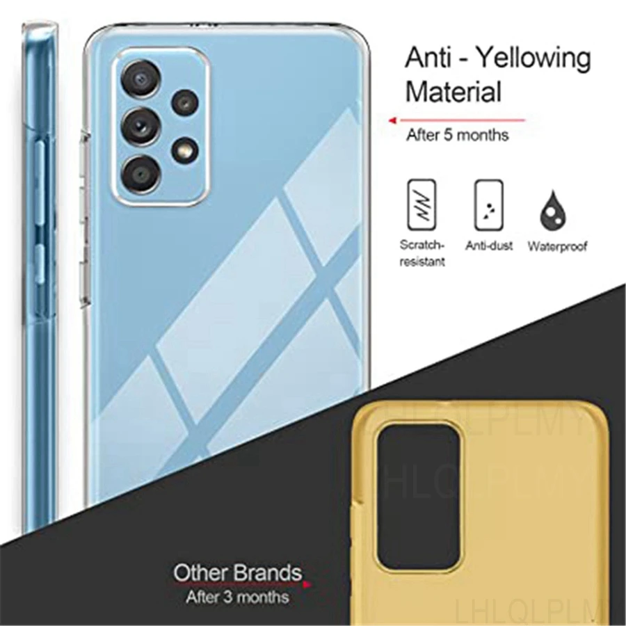 360 °   Dubbelzijdig Clear Case Voor Samsung Galaxy A33 A34 A35 A36 A56 A55 A54 A53 A26 A25 A24 A23 5G A16 A15 A14 A13 4G 5G Cover