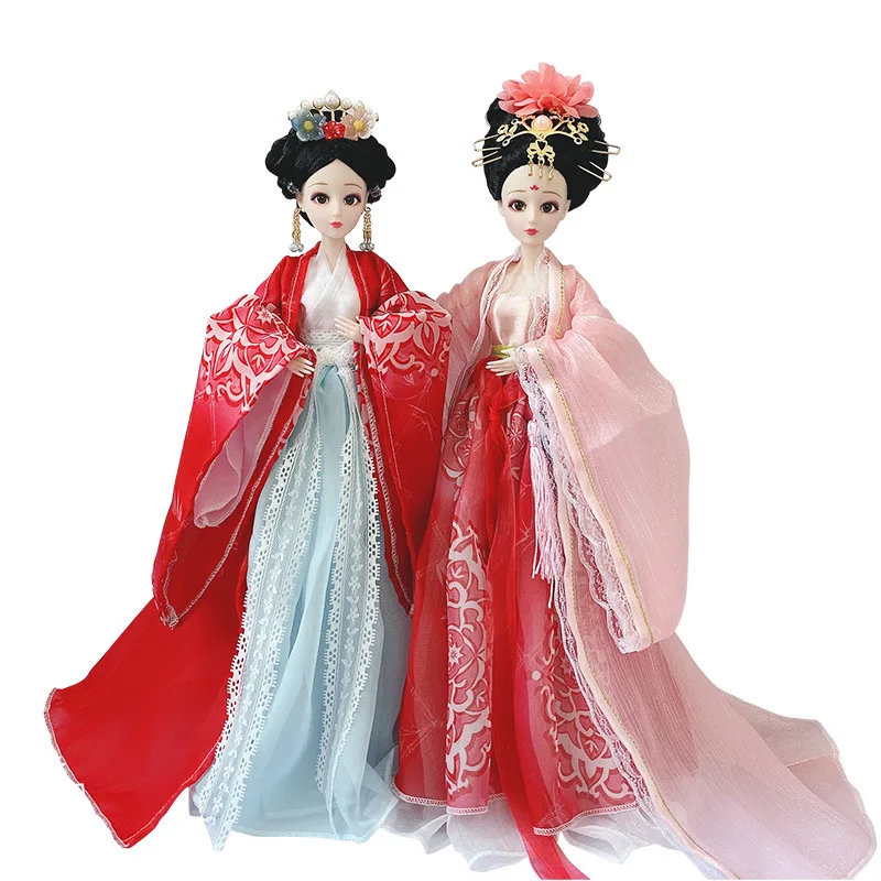 

Simulated Doll Ancient Chinese Clothing Doll Toy Children's Girls Princess Doll Full Set Birthday Gift