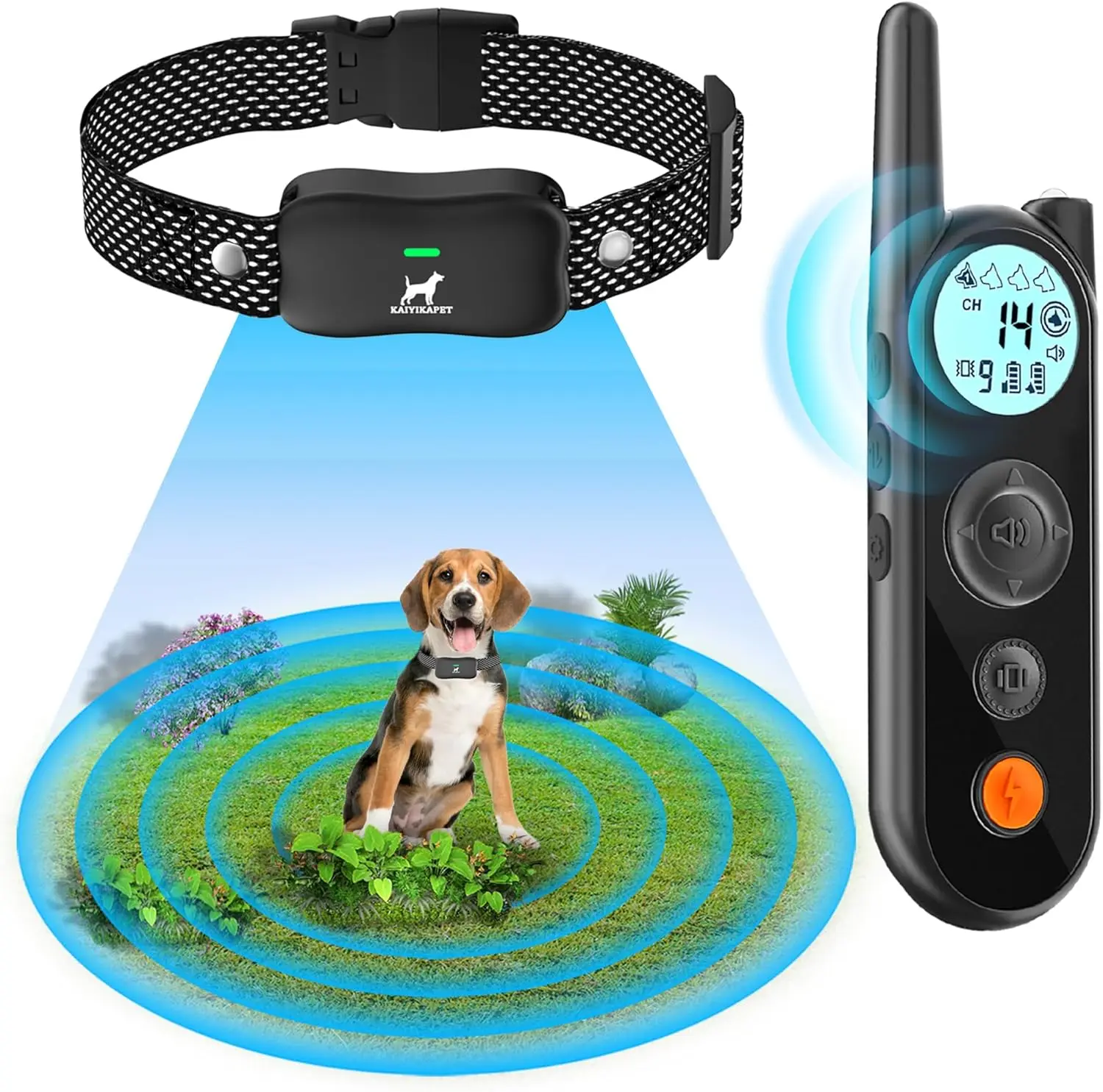 

Dog Fence System Electric Fence for Dogs, Dog Shock Collar with Remote, 3 Safe Training Modes (Beep