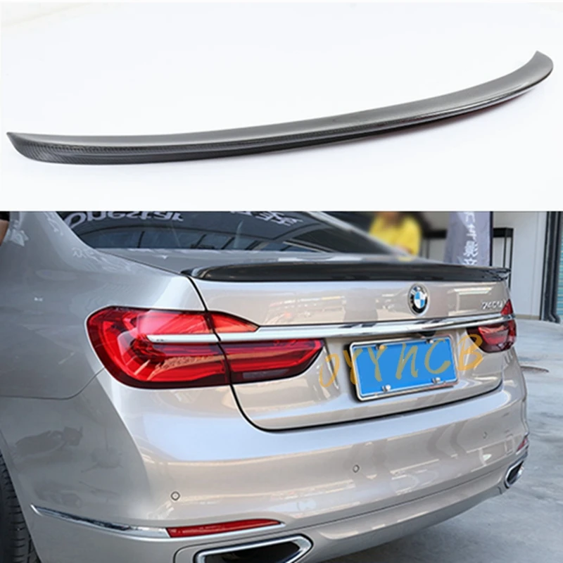 

FOR BMW 7 Series G11 G12 740i 750i 760i Sedan AC Style Carbon Fiber Rear Spoiler Trunk Wing 2016-2021 FRP Forged carbon