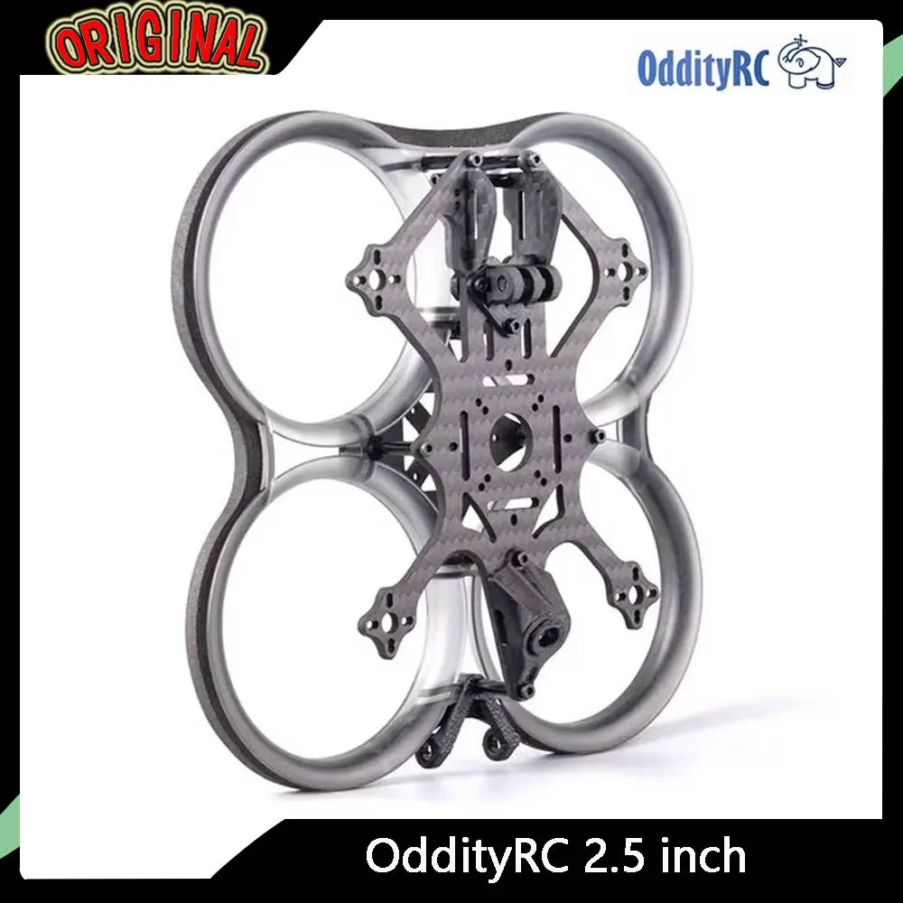 

Рама OddityRC XI25 Pro — 2,5-дюймовая перевернутая колесная база 112 мм, совместимый двигатель 1105-1606 для дрона FPV