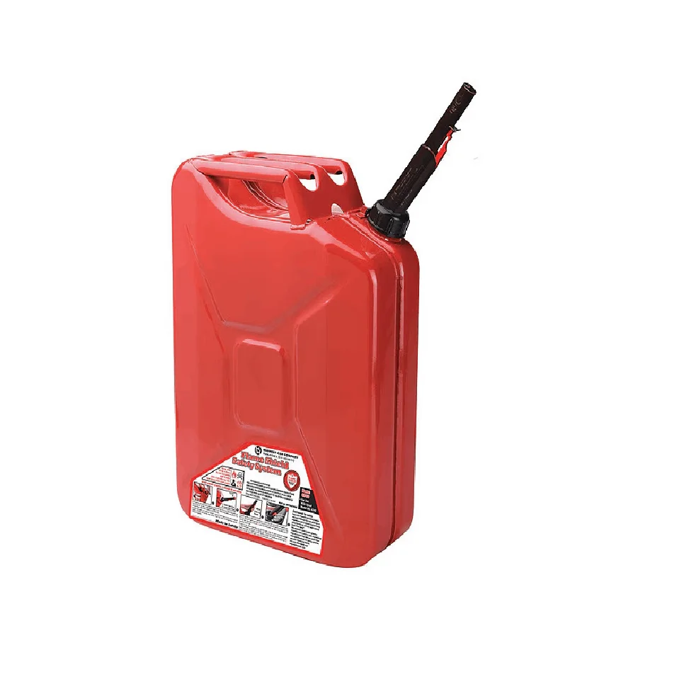 

Gas Can, Steel, 5 gal, Red, Gasoline