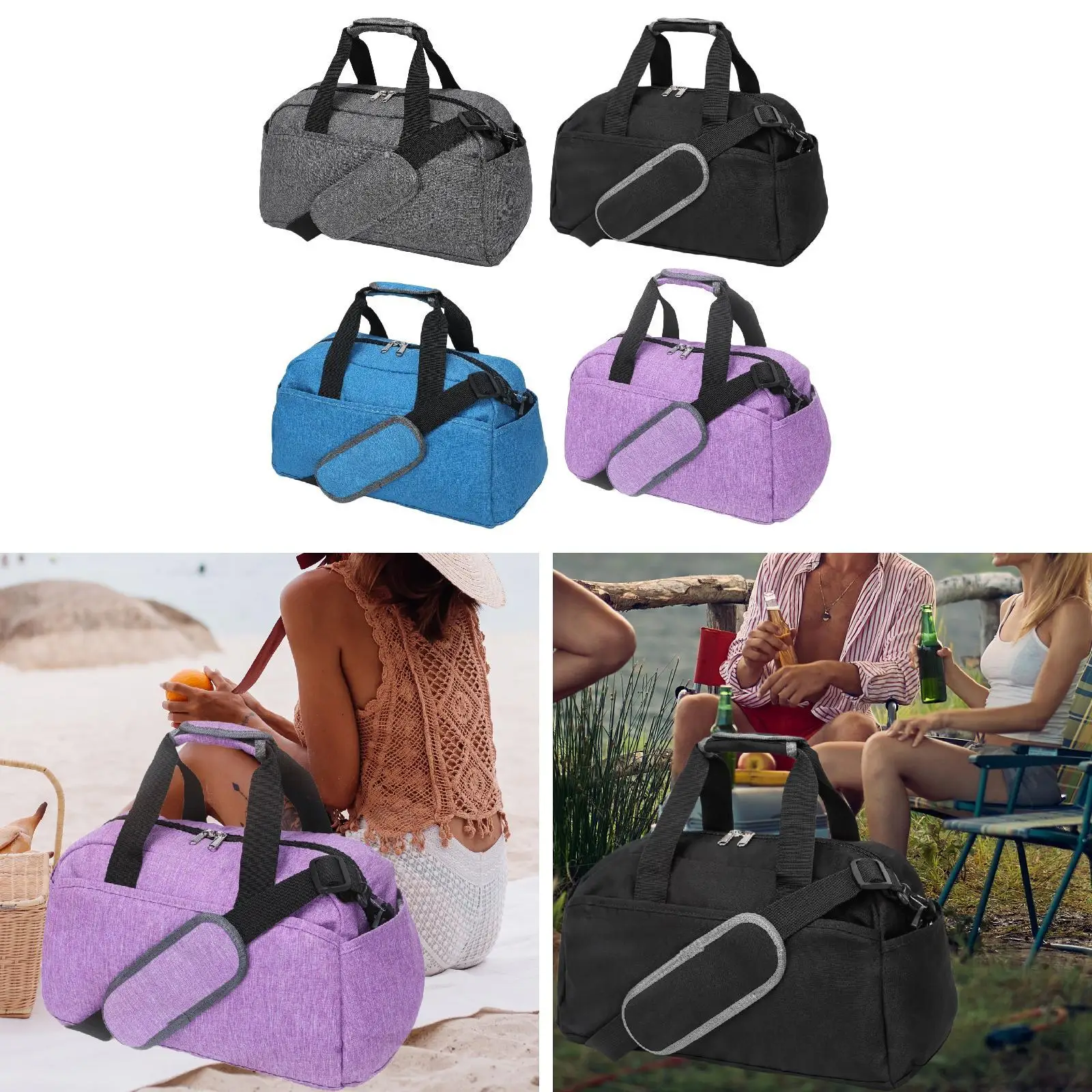 Bolsa de gimnasio pequeña para almacenamiento para mujeres y hombres, bolsa de transporte para ejercicios de viaje físico