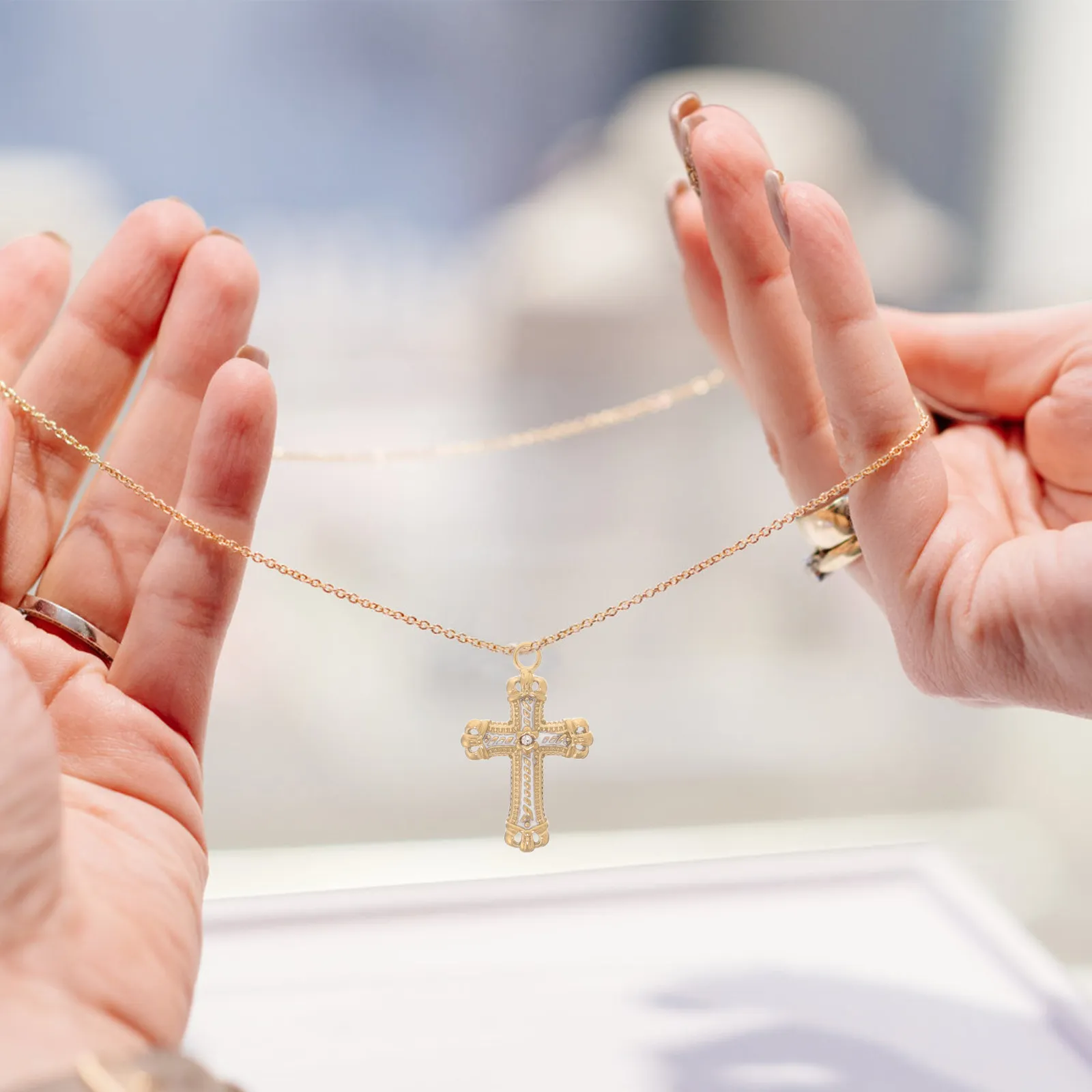 

Vintage Alloy Cross Pendant Charm Multi-Use Crafts Jewelry Decor for Necklace Earring Making Crosses for Jewelry Making