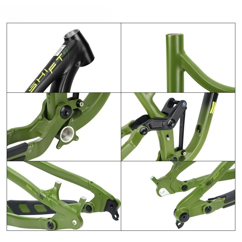 R5/R7/R9 Four-rod Soft Tail Frame 12 * 148mm Open Gear 27.5 Inch 29 Inch Aluminum Alloy Car