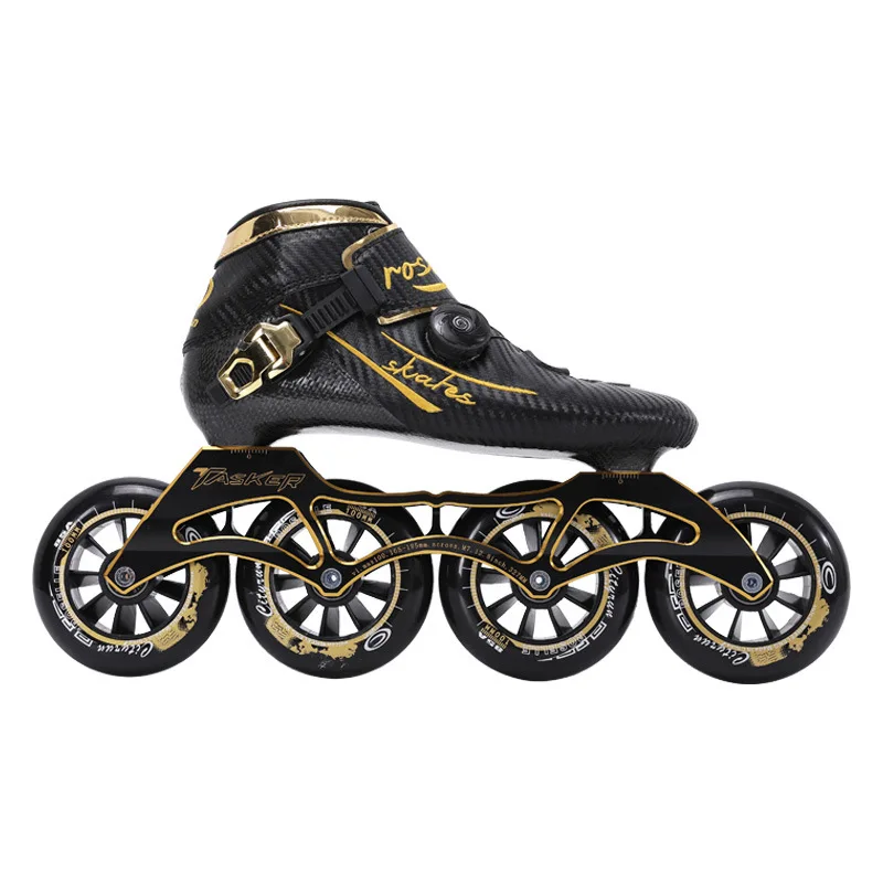 EACH Professional Roller Skate 4 Wheel Inline Speed Skates Roller Speed Skating Professional Speed for Men