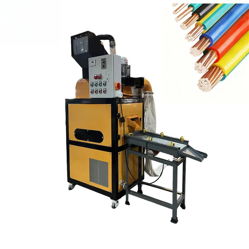 Copper Granulation Recycling Machine, Copper Wire Sorting Machine For Sale Fully Automatic Copper And Aluminum Wire Crusher