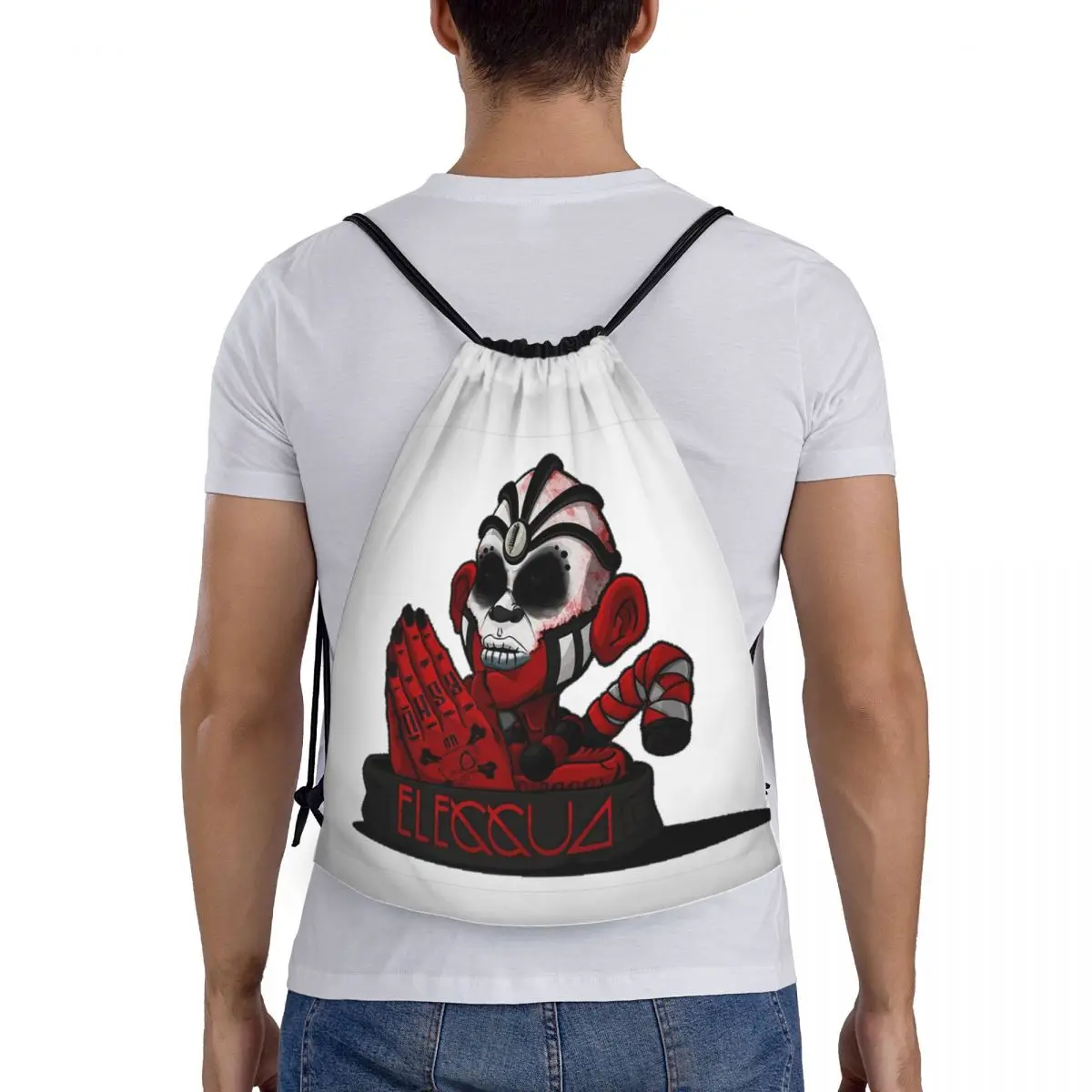 

Рюкзаки Eleggua, модные портативные карманные сумки для хранения на шнурке, сумки для книг для школы путешествий