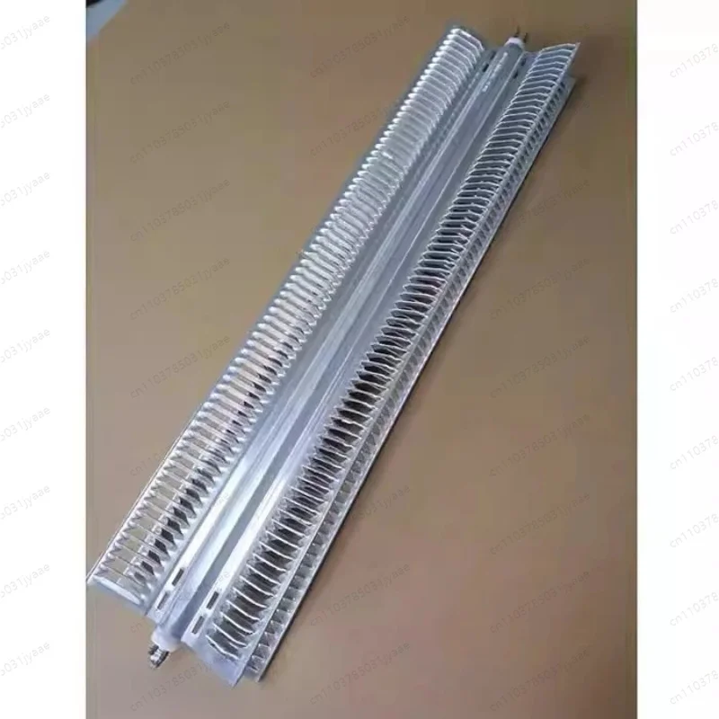 660mm X-Shaped Aluminum Fin Electric Heater 2000W 230V, Air Curtain Dry-Fired Baseboard Heating Tube Radiator