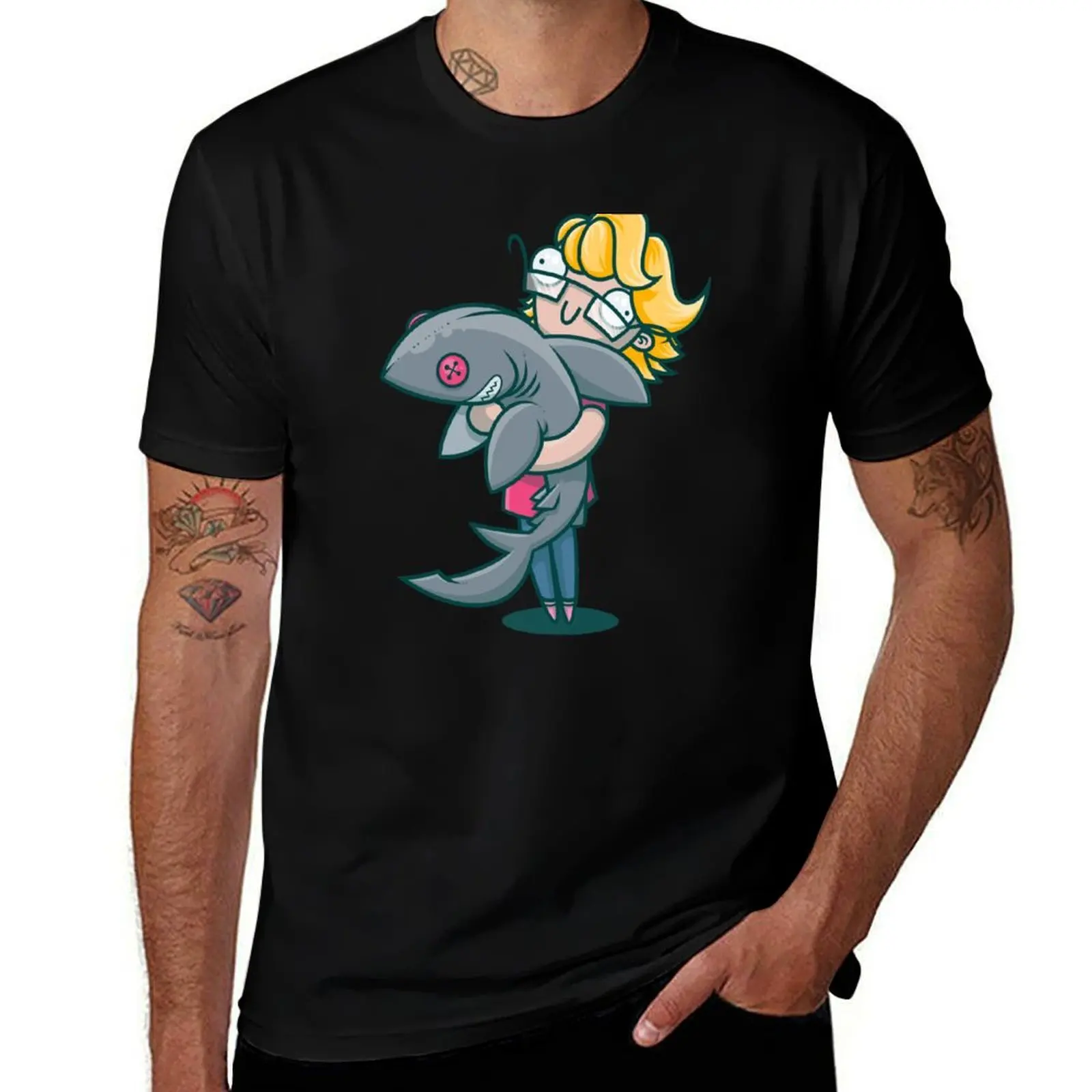 

Creative Shark T-Shirt t shirts for man graphic tees anime tshirt T-Shirt