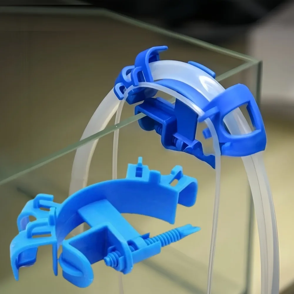 1/3pcs Aquarium Filtration Water Pipe Fixing Clip Plastic Fish Tank Accessories Firmly Hold Hose Fixing Clamp for Aquarium Tools