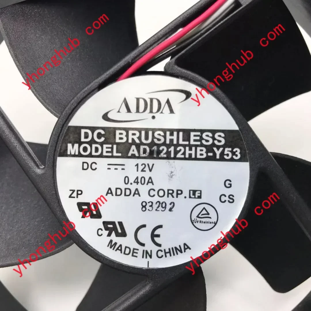 

ADDA AD1212HB-Y53 G DC 12 В 0,40 А 3-проводной вентилятор охлаждения сервера 120x120x32 мм