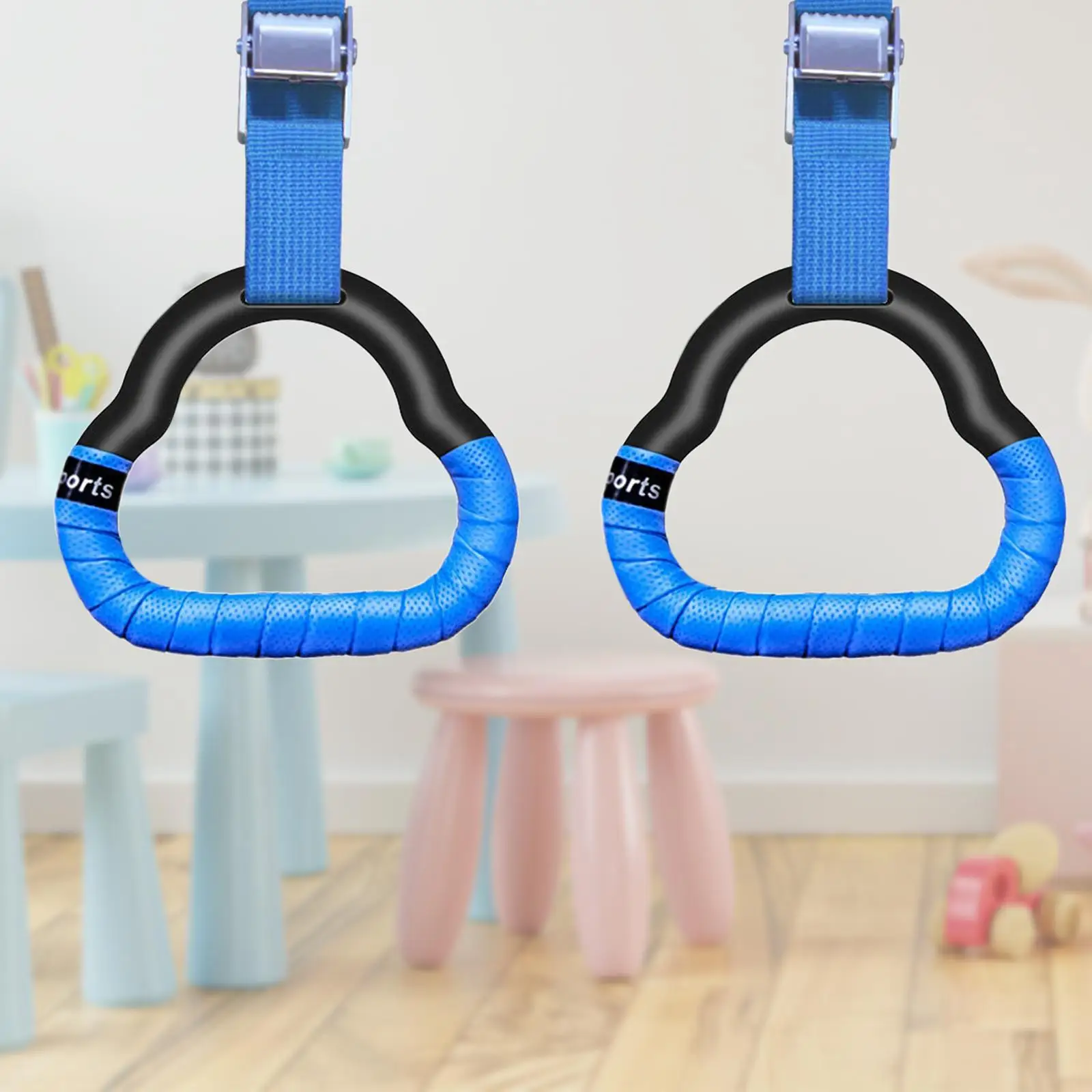 Gymnastics Rings Gym Ring Non Slip Training Pull up Rings Training Rings for Fitness Equipment Workout