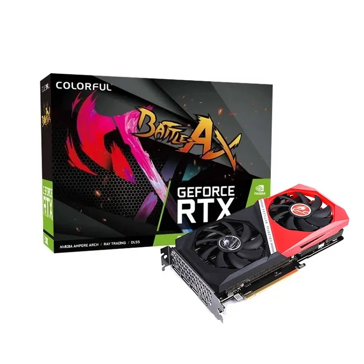 colorful battleax GeForce RTX 3060 DUO 8GB 128bit gddr6 video card