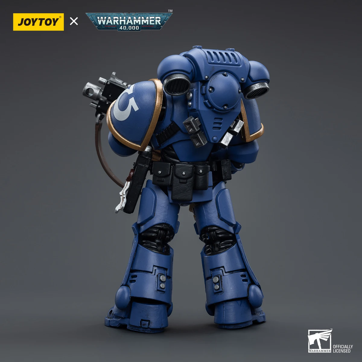 JOYTOY Warhammer 40K Actionfigur Ultramarines Intercessor 1/18 Anime Militärmodell Spielzeug