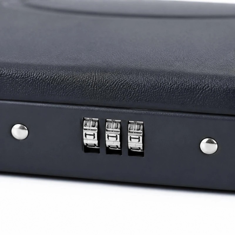 Portable Item Lock Safe Box with User-Set Combination, Cable Attachment, and Storage for Jewelry and Electronic Devices H8WD