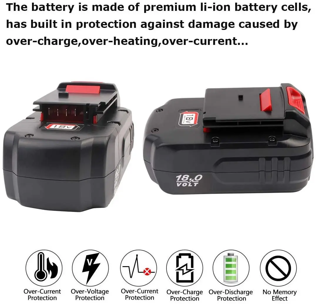 PC18B 3, 6ah NiMH Pengganti untuk Kabel Porter Baterai 18V PC188 PC18B-2 Pc18blox PCC489N Alat Daya Tanpa Kabel 18V dengan Pengisi Daya