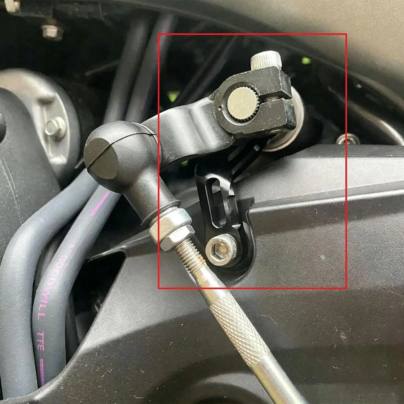 Motorcycle Gear Support Stabilizer Bracket Replaces Part Stable Performance Gear Stabilizer Gear Support Holder for FJ09