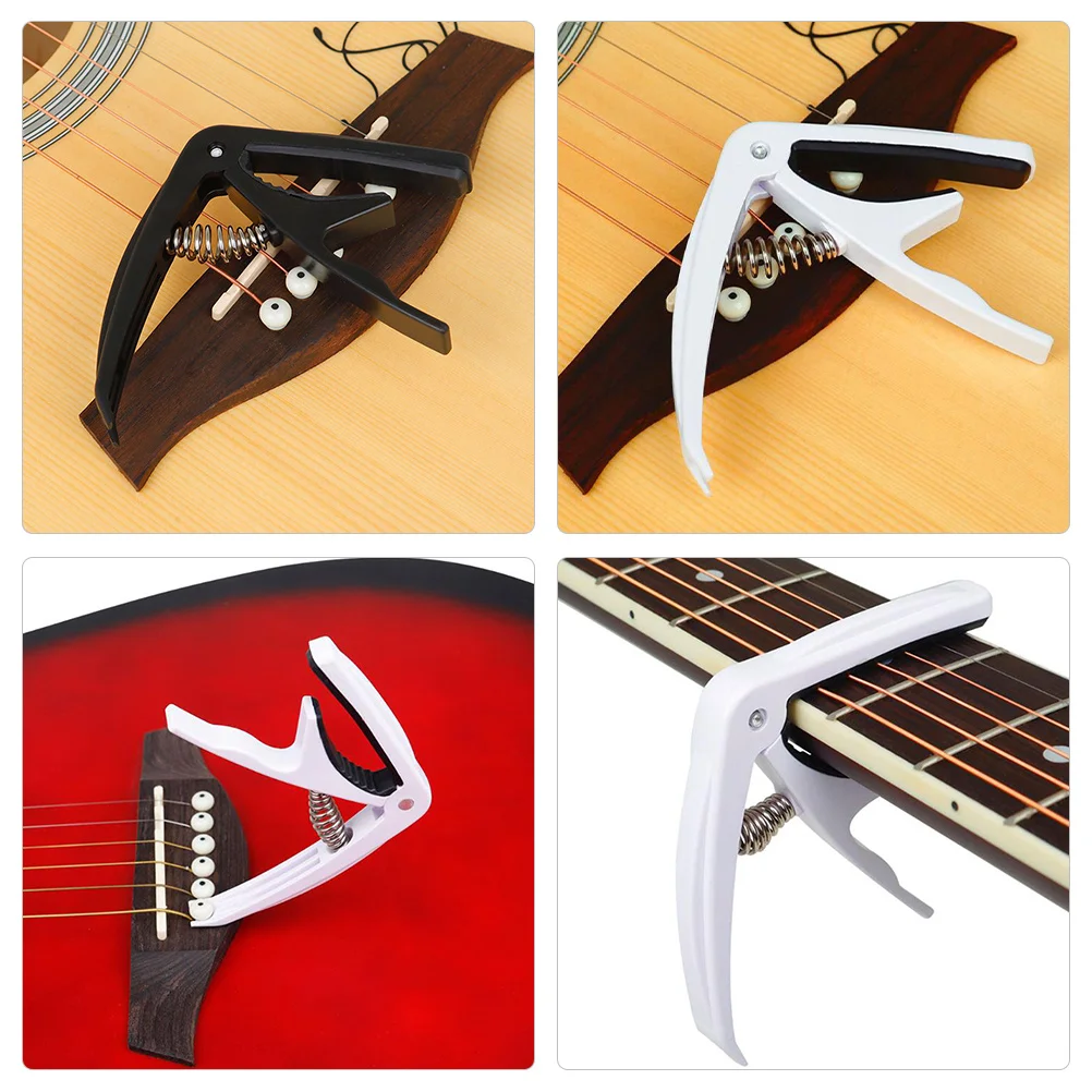 

2pcs Guitar Capos Lightweight Clamp For Electric Acoustic Classical Guitar Ukulele Durable Tuning Accessory Instrument Parts
