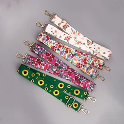 Sunflower Flower Series Bag Strap Women Straps for Crossbody Messenger Shoulder Bag Accessories Adjustable Belts Handbag Straps