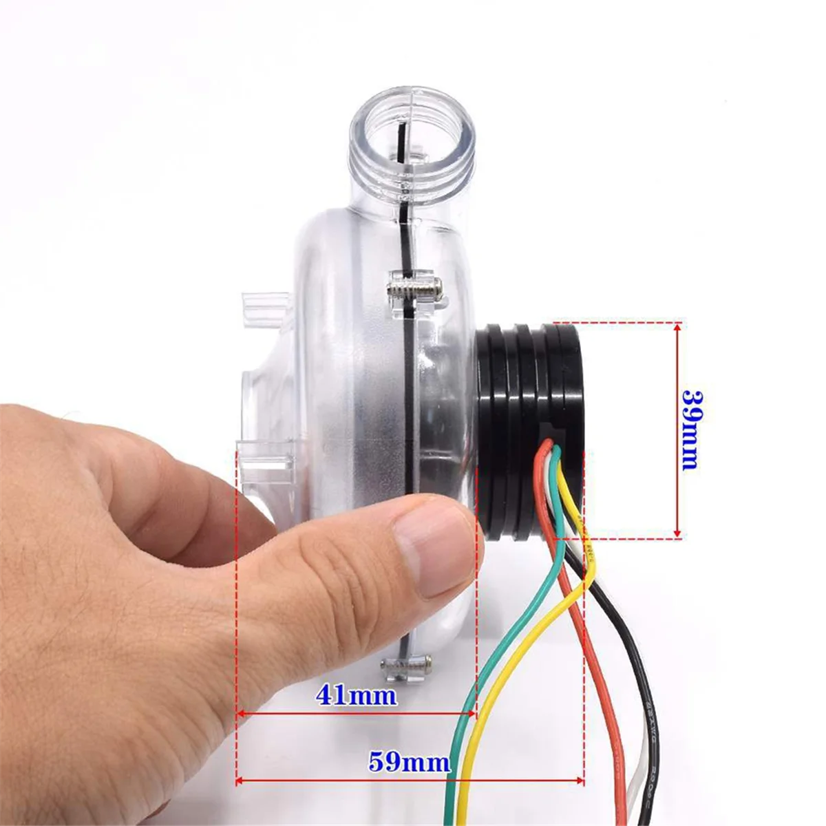 AAA87 12-24 فولت صامت ثلاث مراحل فرش السيارات عالية السرعة التوربينات مروحة الكرة تحمل الدوار الداخلي فرش السيارات مروحة
