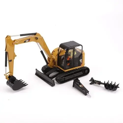 

NEW DM 1/50 CAT 308 CR Next Generation Mini Hydraulic Excavator with Work Tools - High Line Series 85596 By Diecast Masters