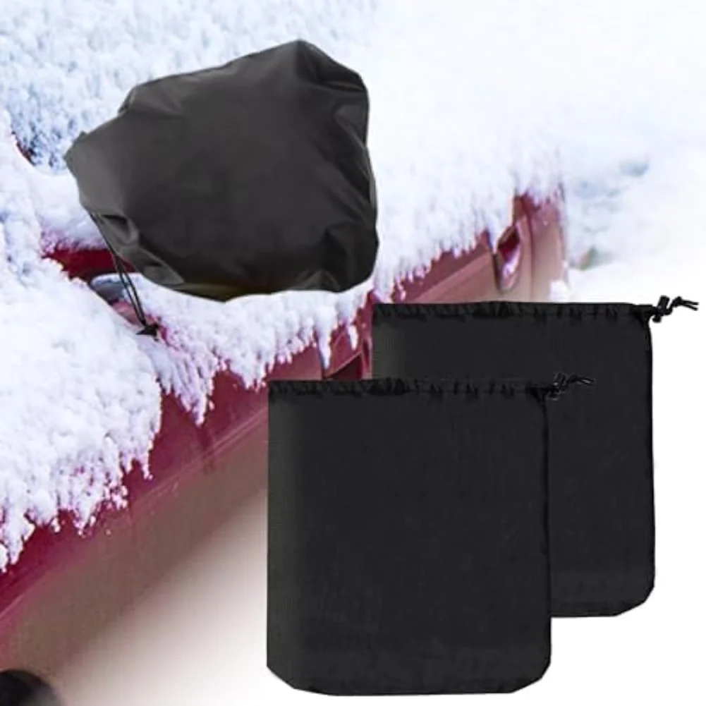 

Mirror Protector Side Mirror Covers For Winter Protection Reusable Covers All-weather Protection Snow And Ice Protection
