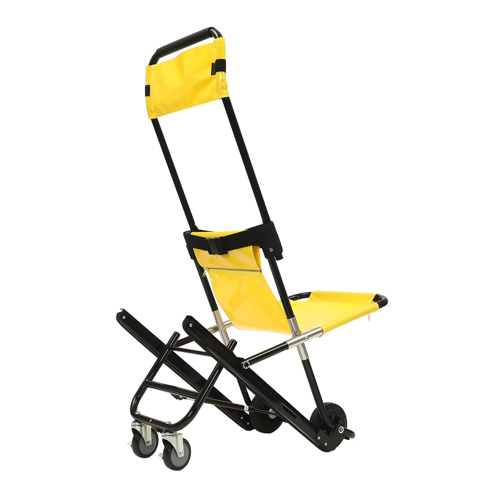 Manual Lift Stair Chair Withstands 350.53 lbs, Portable Folding Stair Chair for Daily Transfer, Folding Evacuation Chair