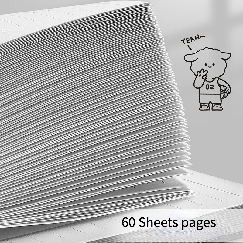 A5/B5 Coil Notebook 60 Sheets of Binder Notebook Japanese Cover Design Rabbit Cartoon Notebooks for Students Office Stationery