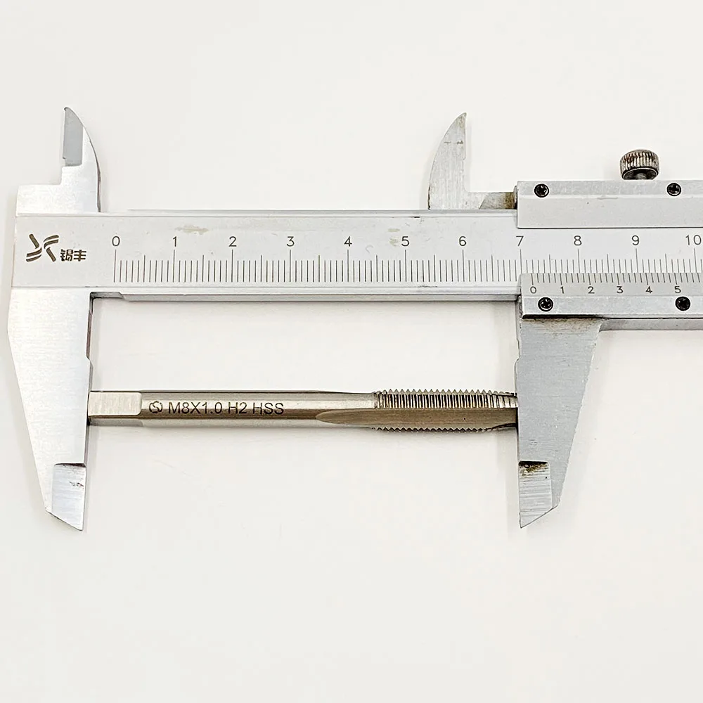 M8x1 M8*1 Tap and Die Set Right Hand M8x1.0 Thread Tap Die HSS Threading Tool M8*1.0 Tap Die Set Hand Tools