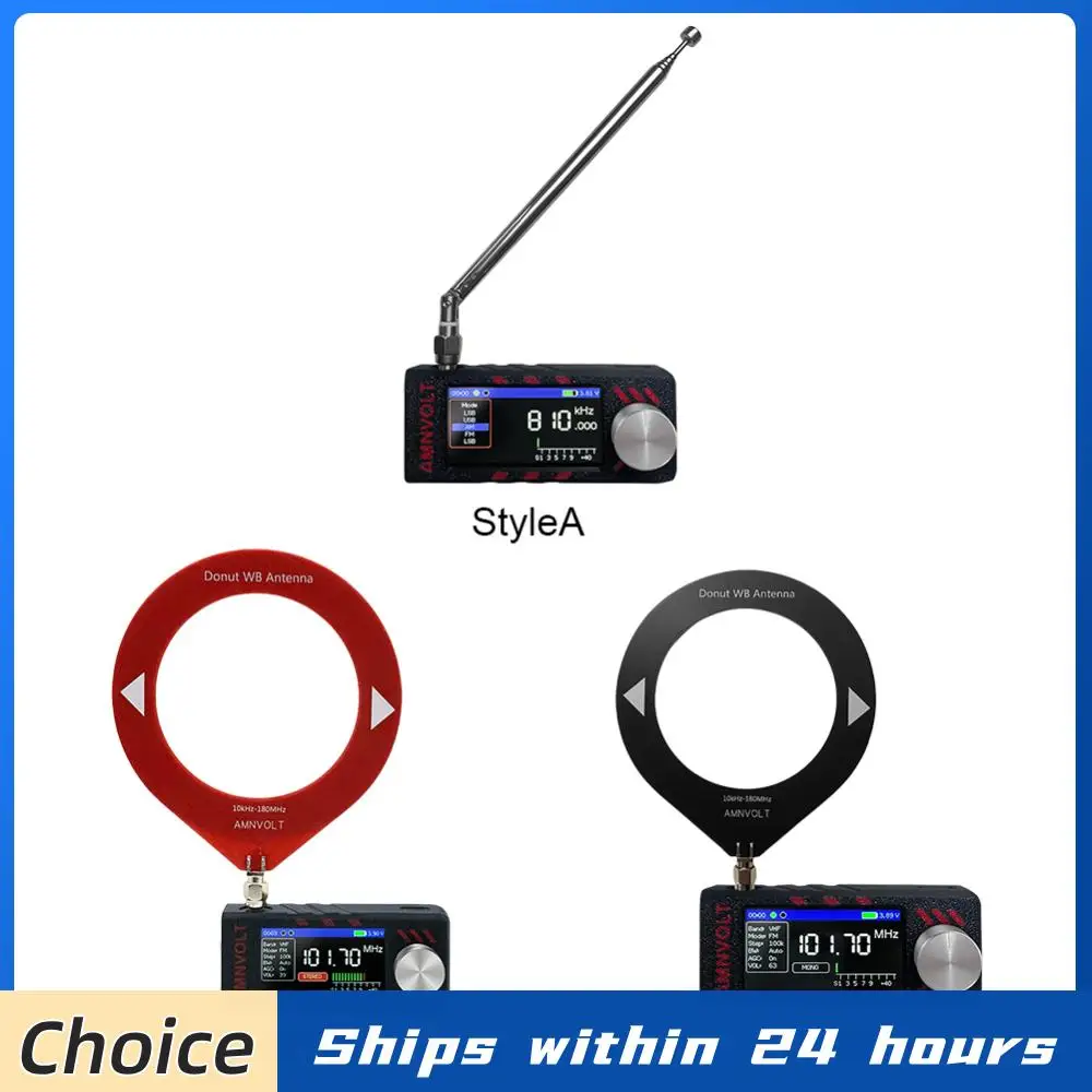 

Радиоприемник SI4732 0.5-108 МГц LSB USB AM/FM с антенной, портативный, для всех диапазонов (КВ, СВ, МВ, УКВ)