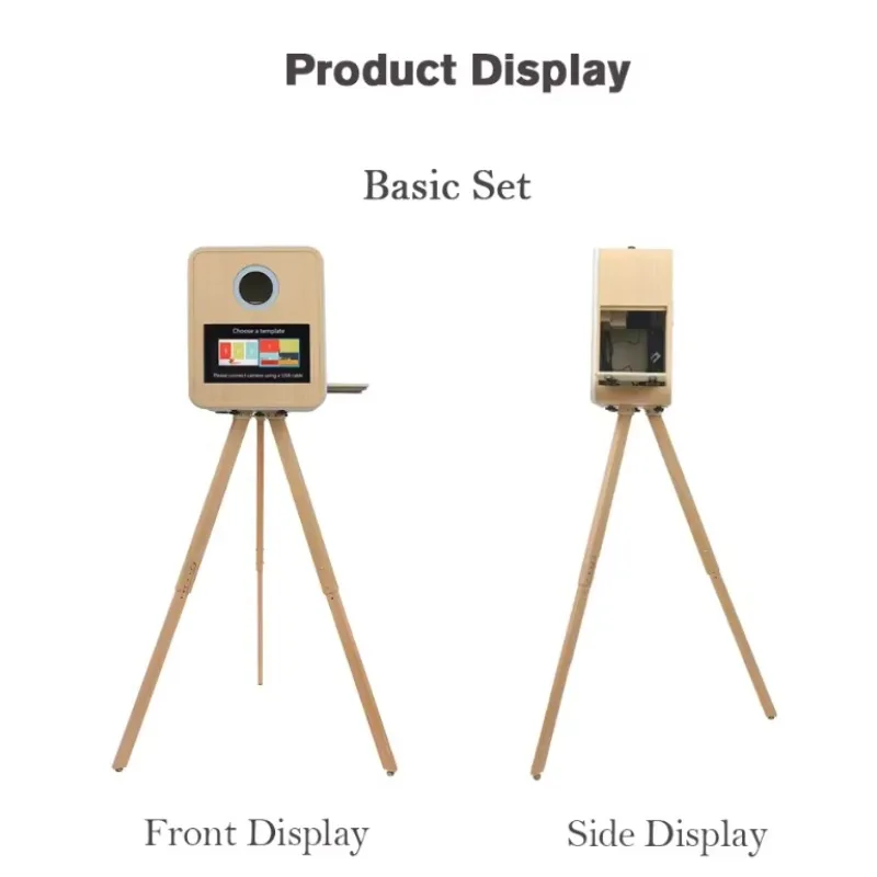 Vintage Photo Booth DSLR Photo Booth Machine Instant Party Photo Booth