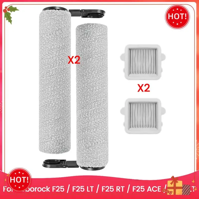 ABLE-HEPA แปรงลูกกลิ้งกรองสําหรับ Roborock F25 / F25 LT / F25 RT / F25 ACE / F25 ALT เครื่องดูดฝุ่นอุปกรณ์เสริม
