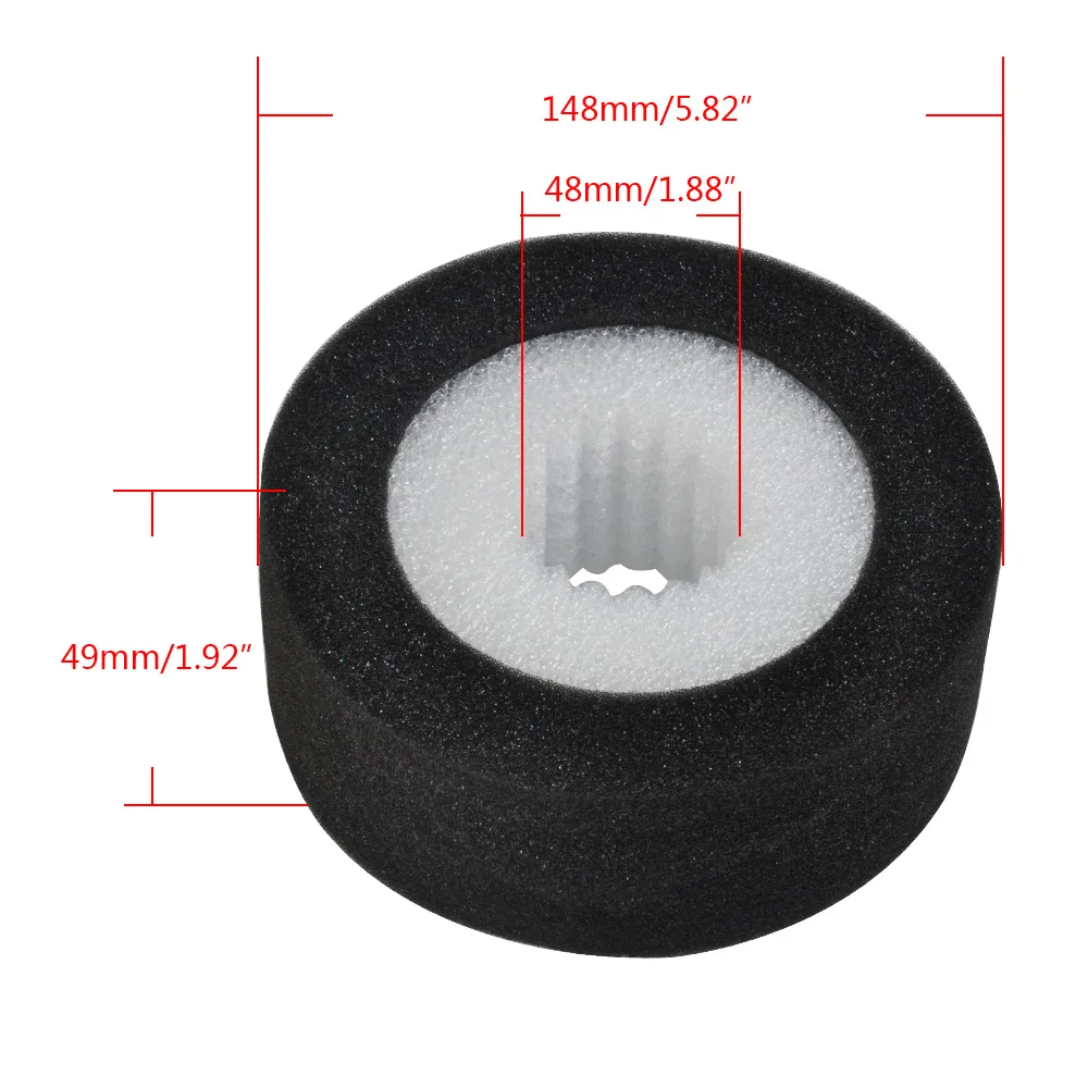 YEAHRUN 2pcs/4pcs Soft Foam Fit 2.2” Wheel Tires 148mm Double Layer Insert Inlay Sponge Foam for 1/10 RC Crawler Car Parts