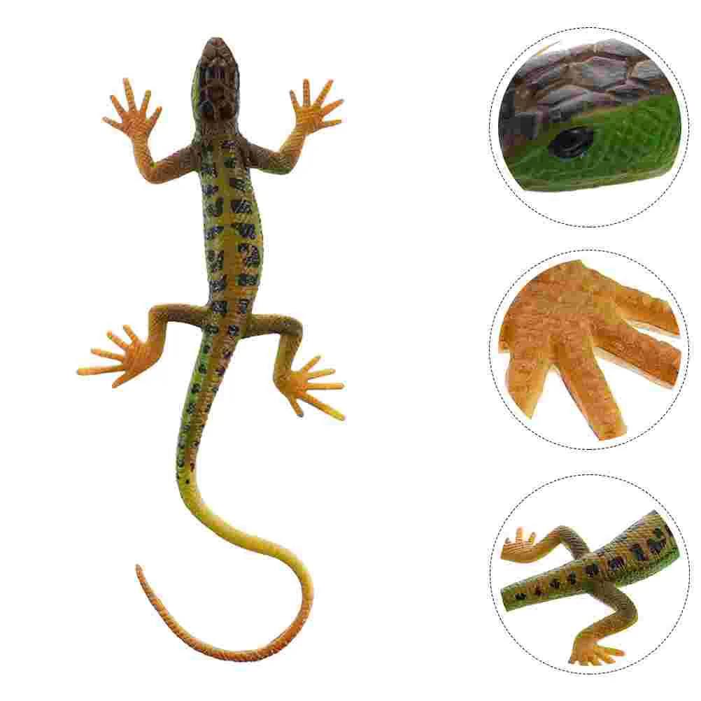 Lagarto de plástico realista, juguetes de lagarto falso, reptil Artificial, lagarto educativo, figuritas, utilería para Halloween, Día de los inocentes