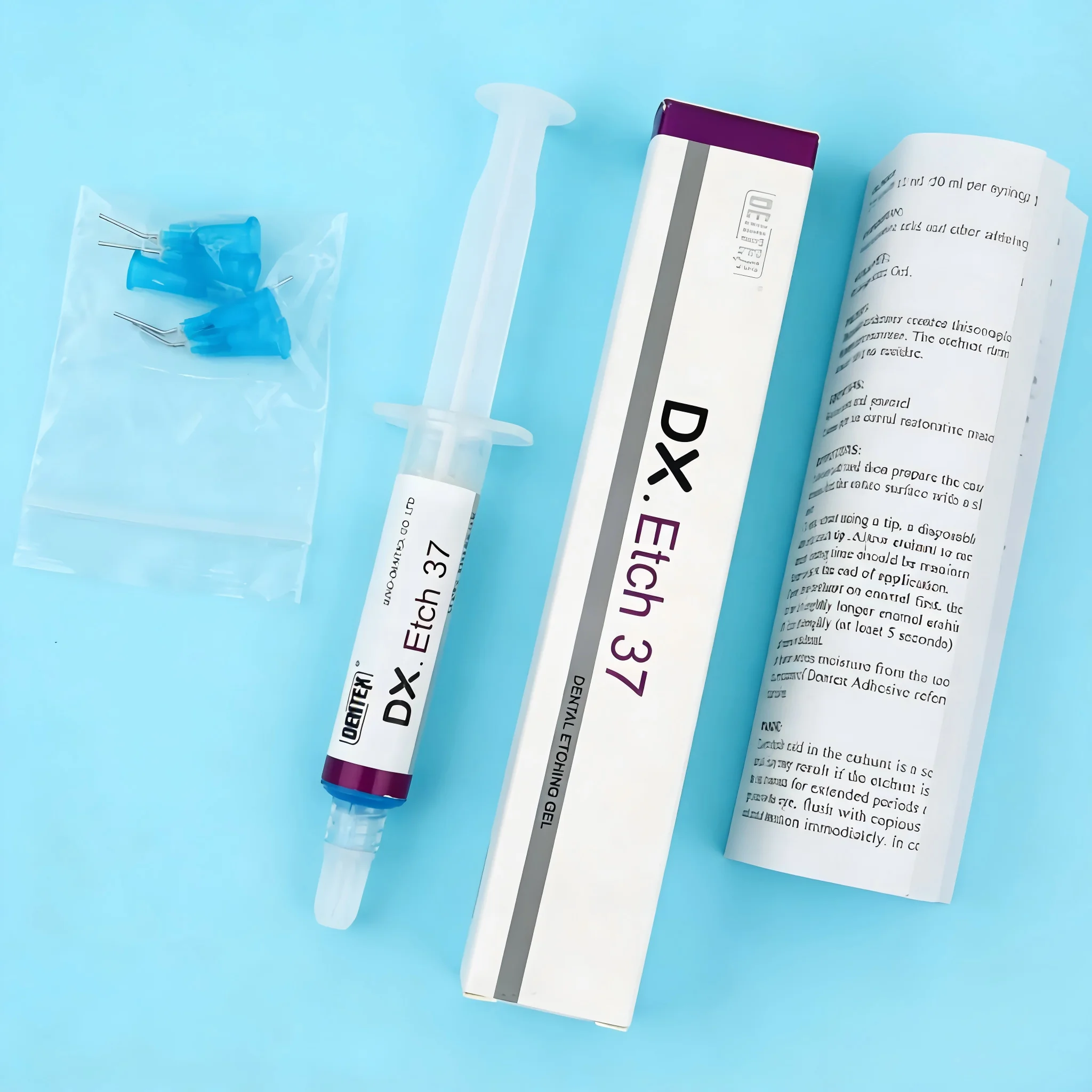 10Pcs Dental 37% Phosphoric Acid Etching Gel, 5ml/10ml/50ml Multi-Size, Universal Adhesion with 5 Needles Each for Dentistry