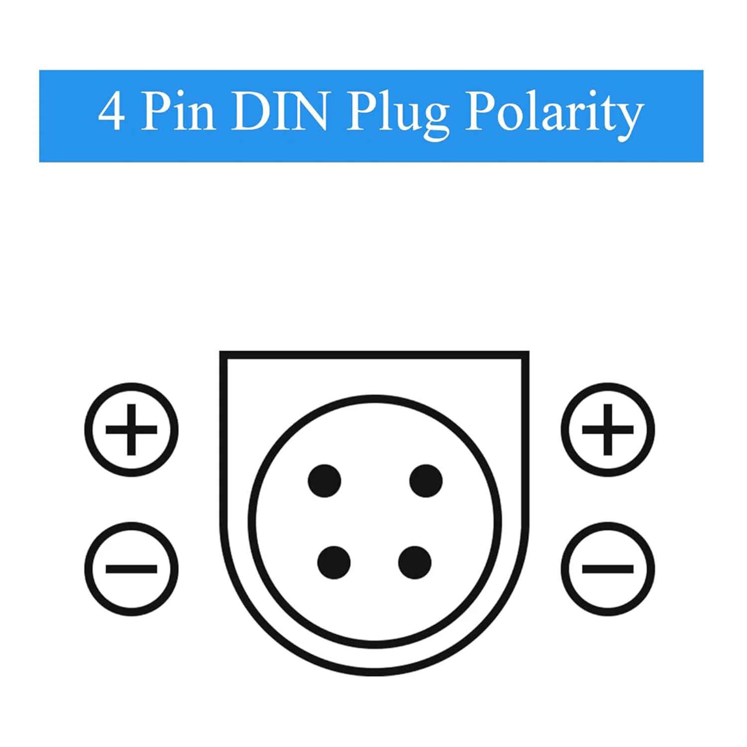 18AWG 4 Pin DIN maschio a DC 5.5mm x 2.1mm cavo di alimentazione maschio per sistema di telecamere CCTV adattatore per caricabatterie DVD LCD TV PC stampante per codici a barre