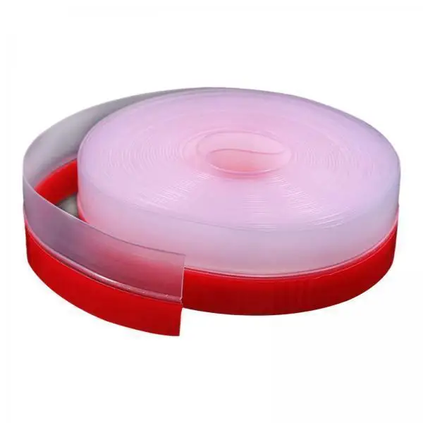 Circular Saw Guide Rail Splint Guard Replace Strip 5m Red Rubber Sealing Tape Versatile for Thresholds and Windows