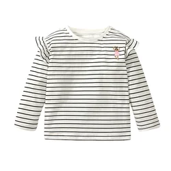 Jumping Meters-camisetas de manga larga para niños y niñas, ropa para bebés, blusas a rayas de animales para niños pequeños, camisetas para niños, camisas, disfraces