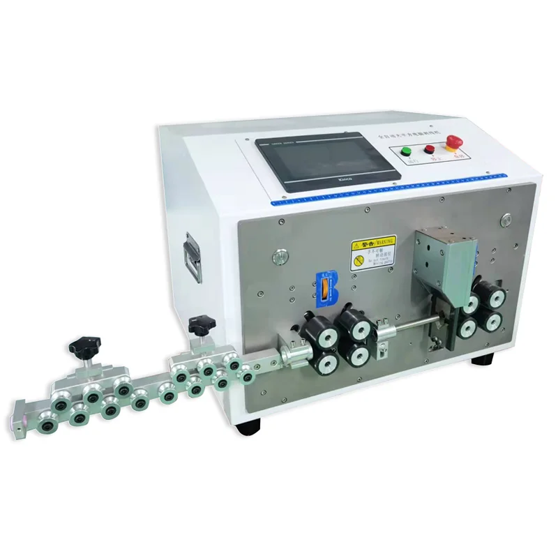 Fully Automatic Sheathed Wire Stripping and Cutting Machine Multi Core Wire Inner and Outer integrated stripper