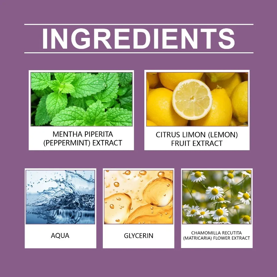 غسول الفم من أورالهو المنعش وإزالة الروائح الكريهة وتنظيف البقع والعناية بلطف للأسنان والعناية اليومية